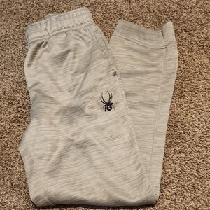 Spider Logo Kids Sweatpants - Gray